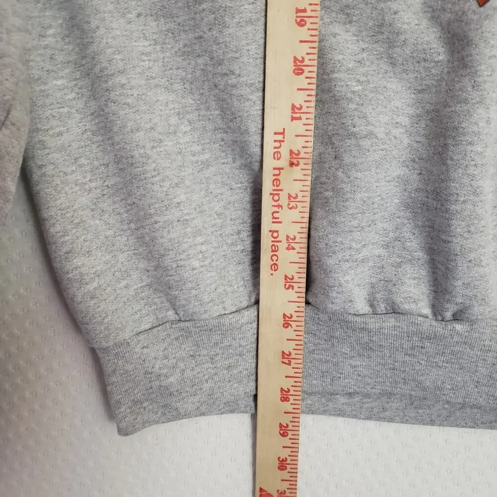VTG Hieroglyphic Sweatshirt Mens‎ XL Gray Sportex Southwest Tribal Funny